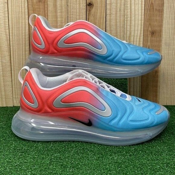 Nike AR9293-600 Air Max 720 Lava Glow Blue Fury Woman's SZ 13 - Picture 1 of 12